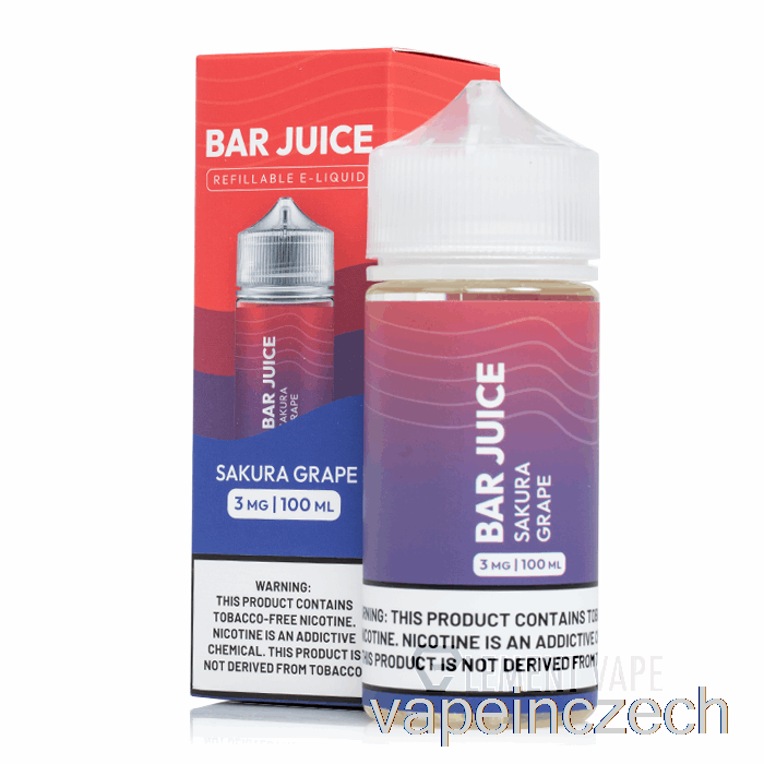 Sakura Hroznová - Tyčinková šťáva - 100 Ml 6mg Vape Pero